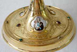 Antique Austrian Silver Ciborium